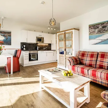 Haus Strandlaeufer 1 6 Deichlounge Lägenhet *